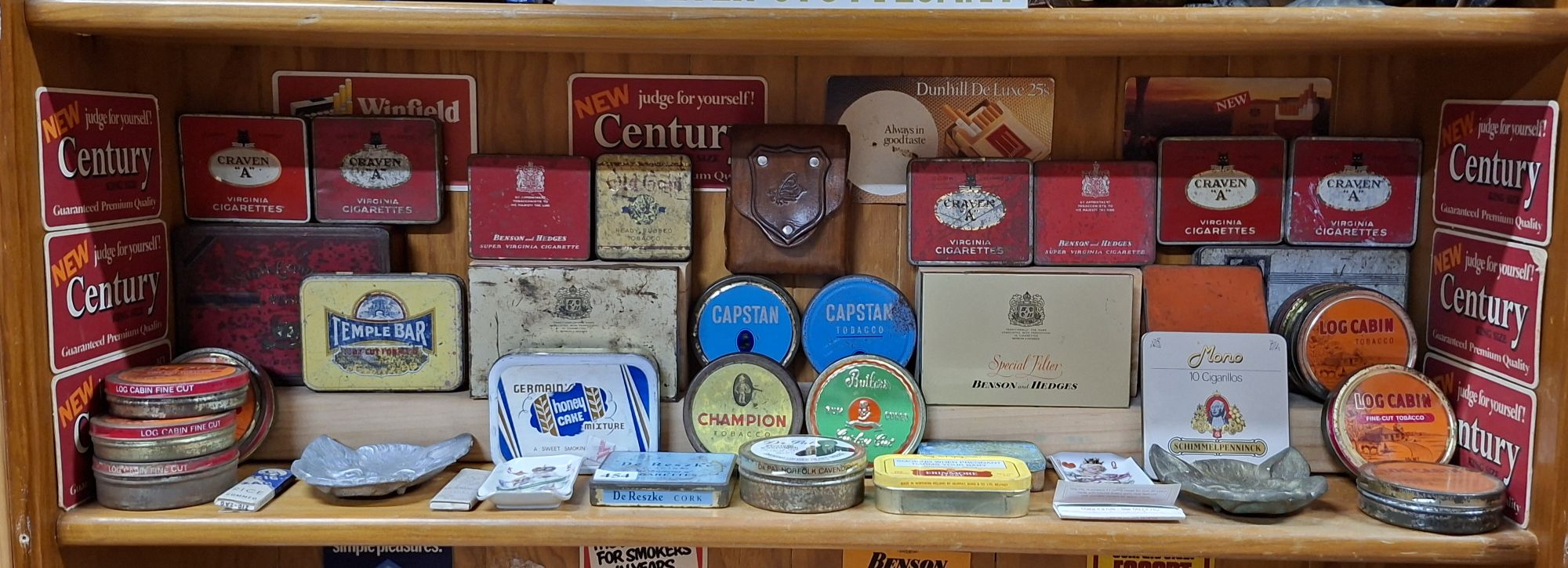 Good Group Of Tobacco Tins