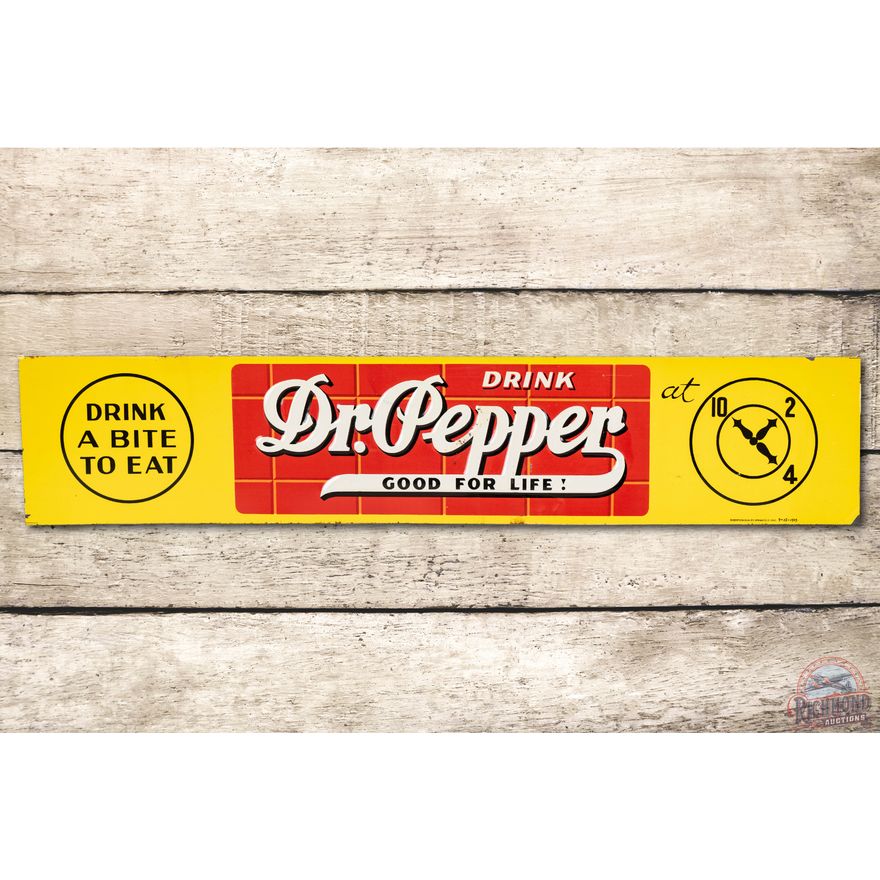 Drink Dr. Pepper at 10-2-4 Metal Tacker Sign TAC 8.5