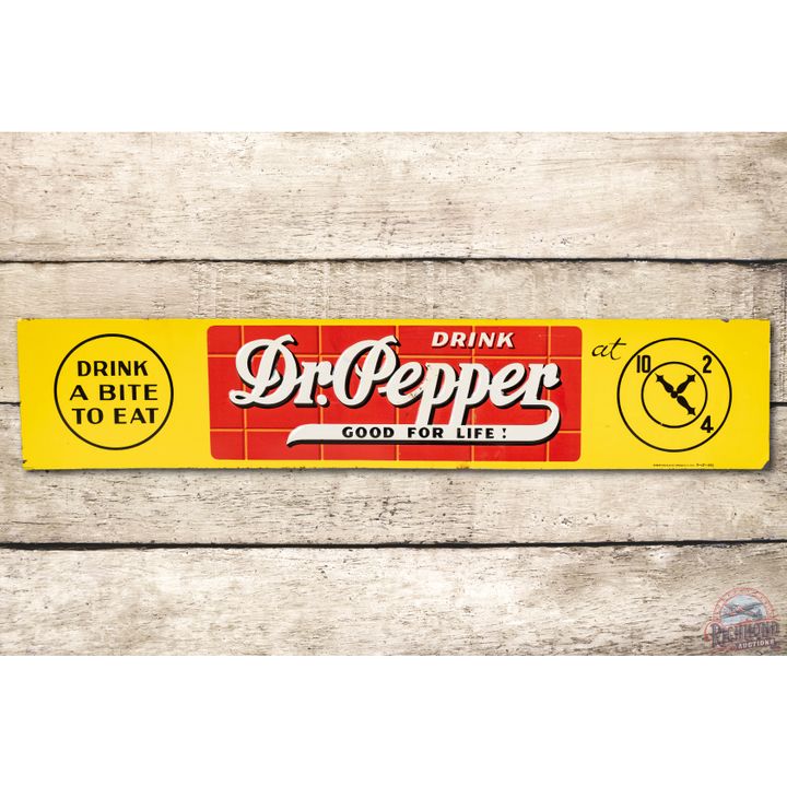 Drink Dr. Pepper at 10-2-4 Metal Tacker Sign TAC 8.5