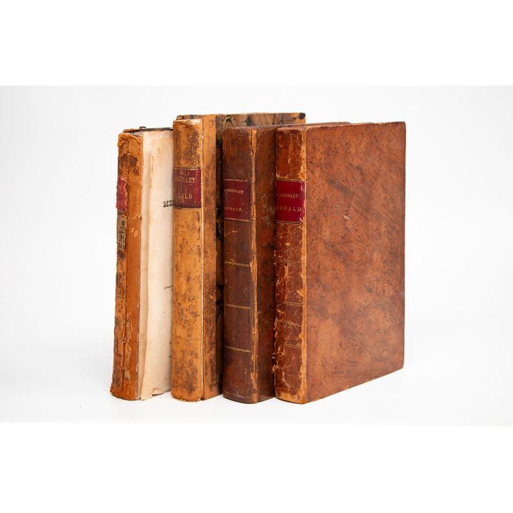 THE MISSIONARY HERALD - Four bound Volumes