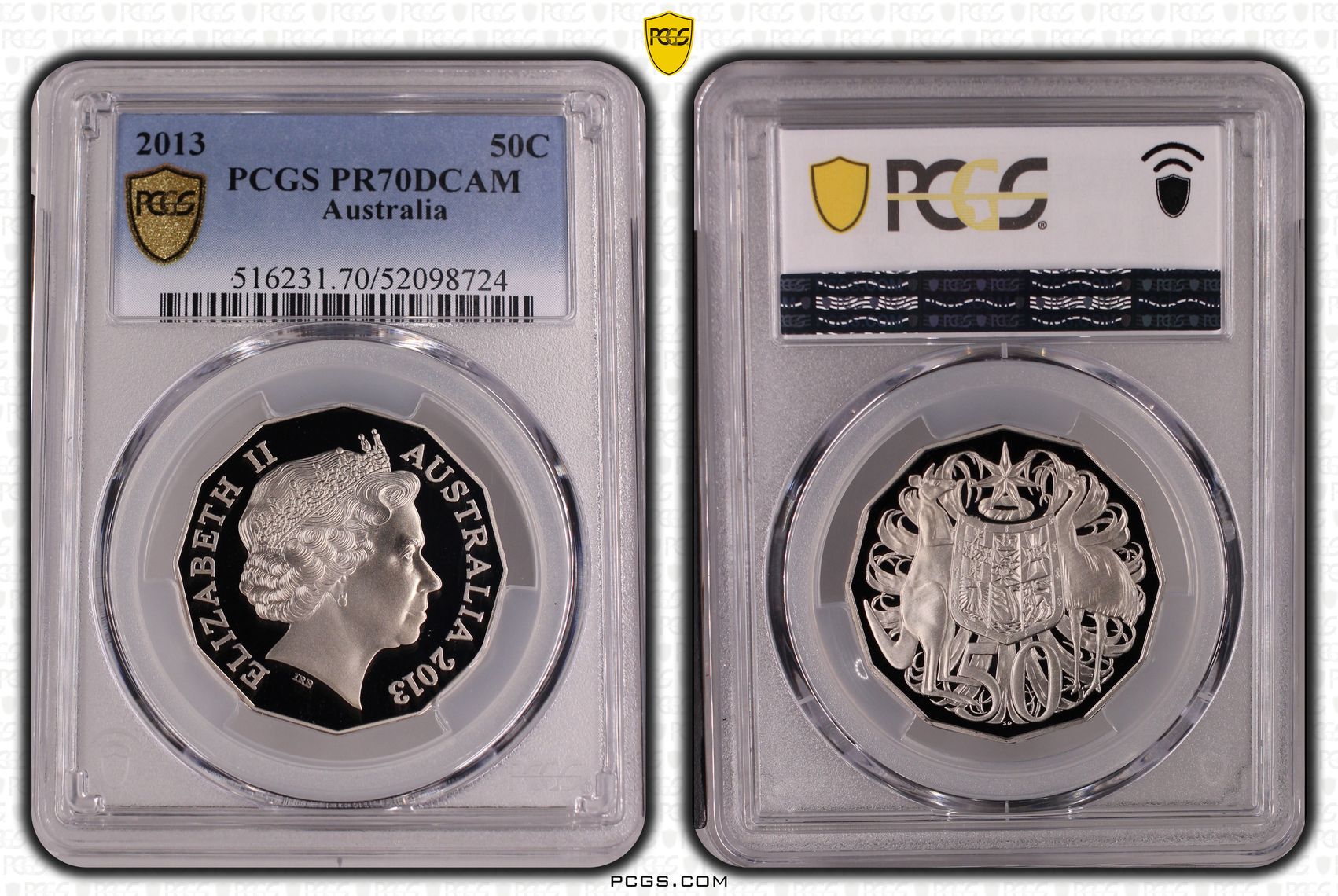 Fifty Cent, 2013, PR70DCAM