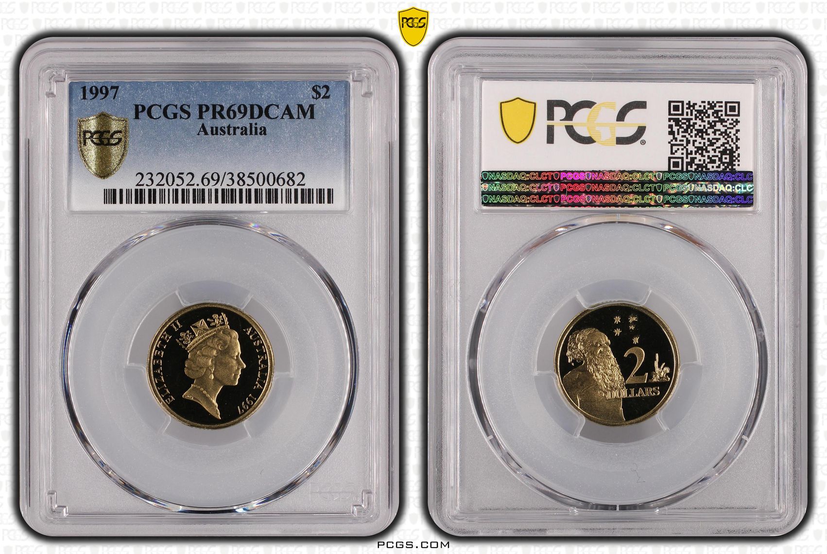 1997 Australia Two Dollar, $2 PCGS - PR69DCAM -682