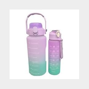 Kytsch 2L Motivational Water Bottle - Purple/Pink | AS 51663/7613 B4 (S7)