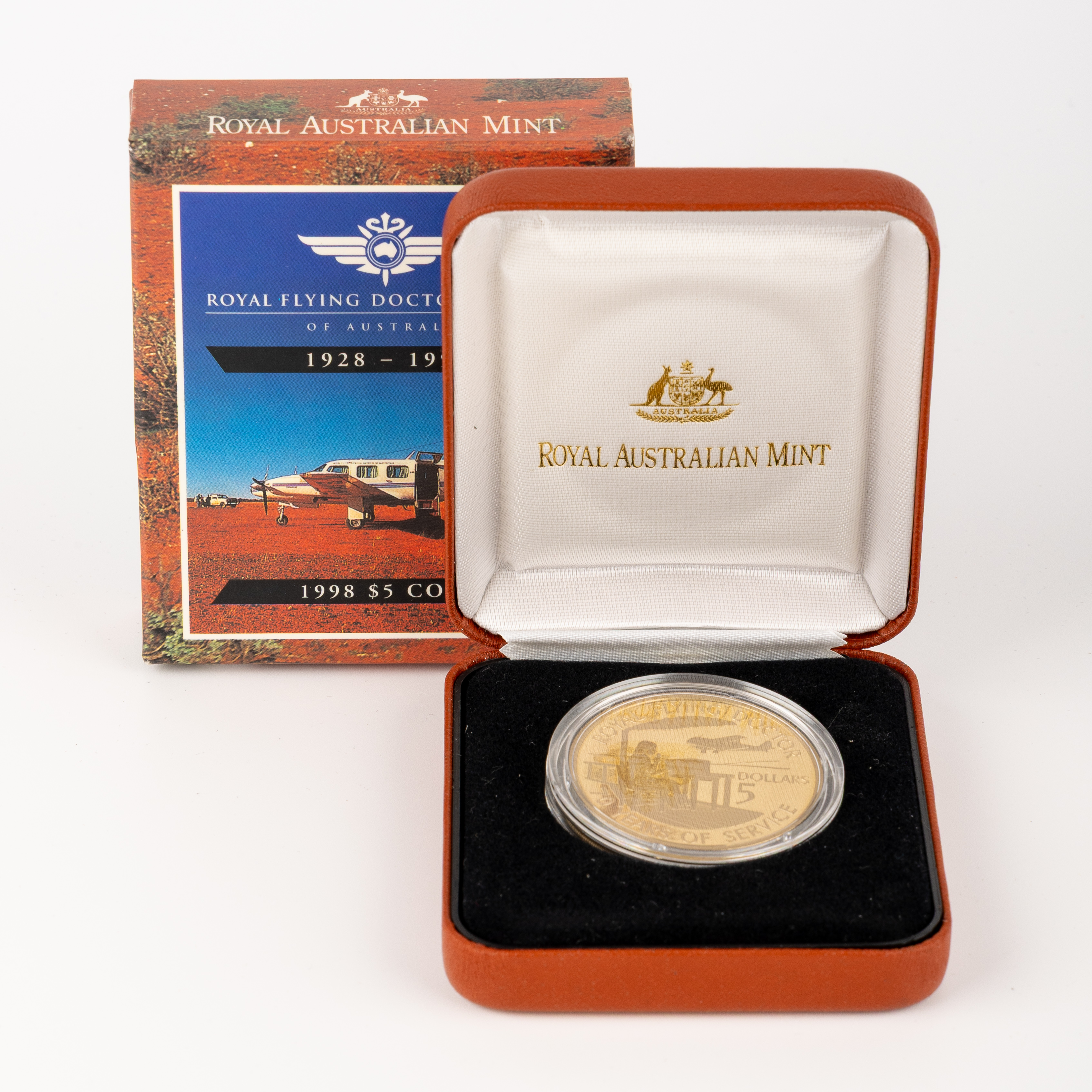 Royal Flying Doctor Service Proof Coin, Five Dollar, 1998