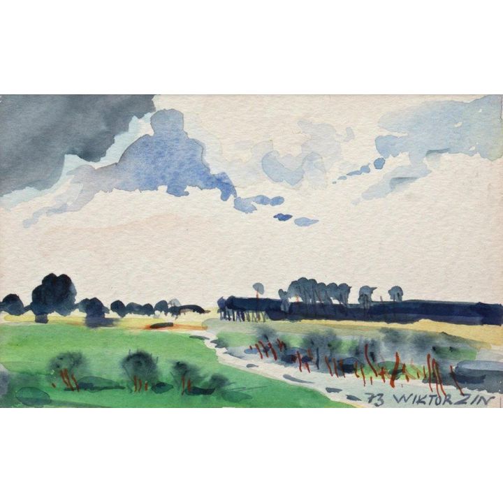 Wiktor Zin | Pejzaż, 1973