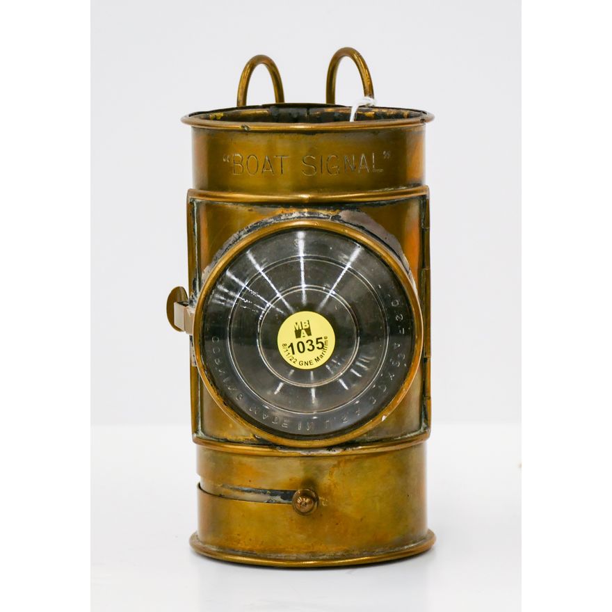 Perko Brass Boat Signal Lamp - AS IS - 7''