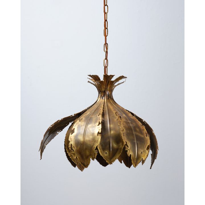 Svend Aage Holm-Sørensen (Denmark, 1913-2004) - Brutalist ‘Onion’ pendant lamp