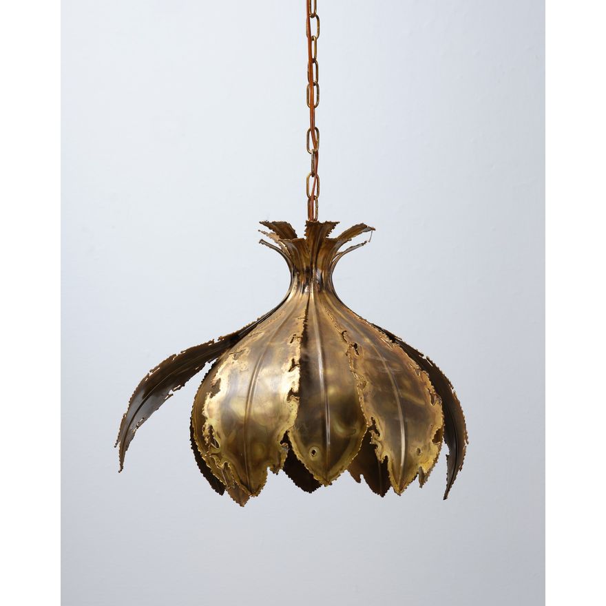 Svend Aage Holm-Sørensen (Denmark, 1913-2004) - Brutalist ‘Onion’ pendant lamp