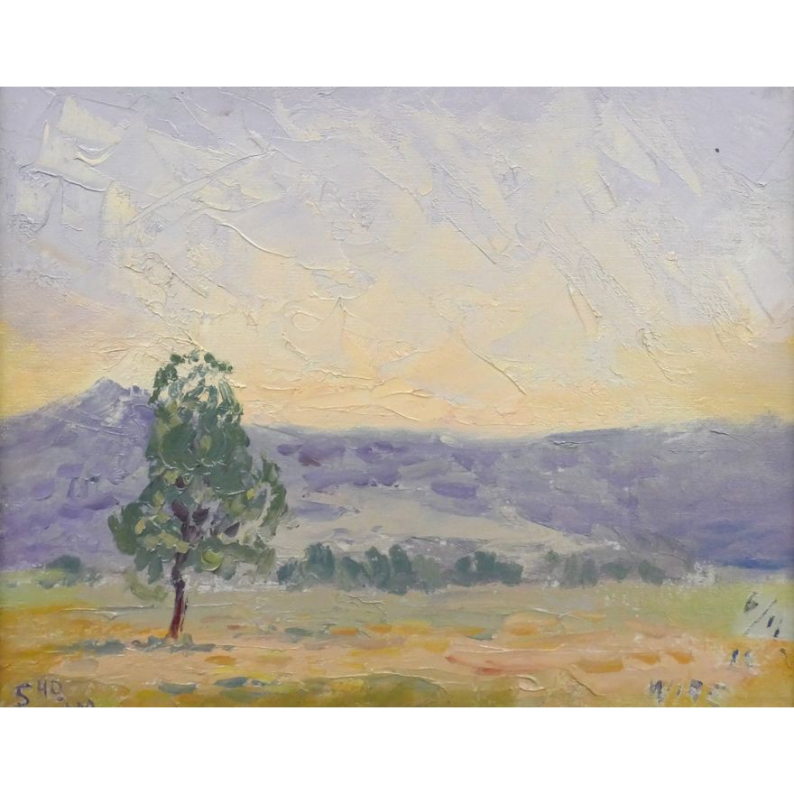 Melville Wire ''June 11, 1918 5:40am'' (Landscape) Oil