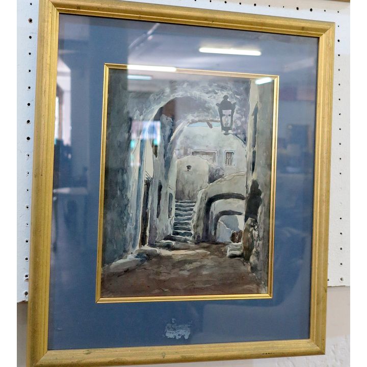 FRAMED WATERCOLOUR