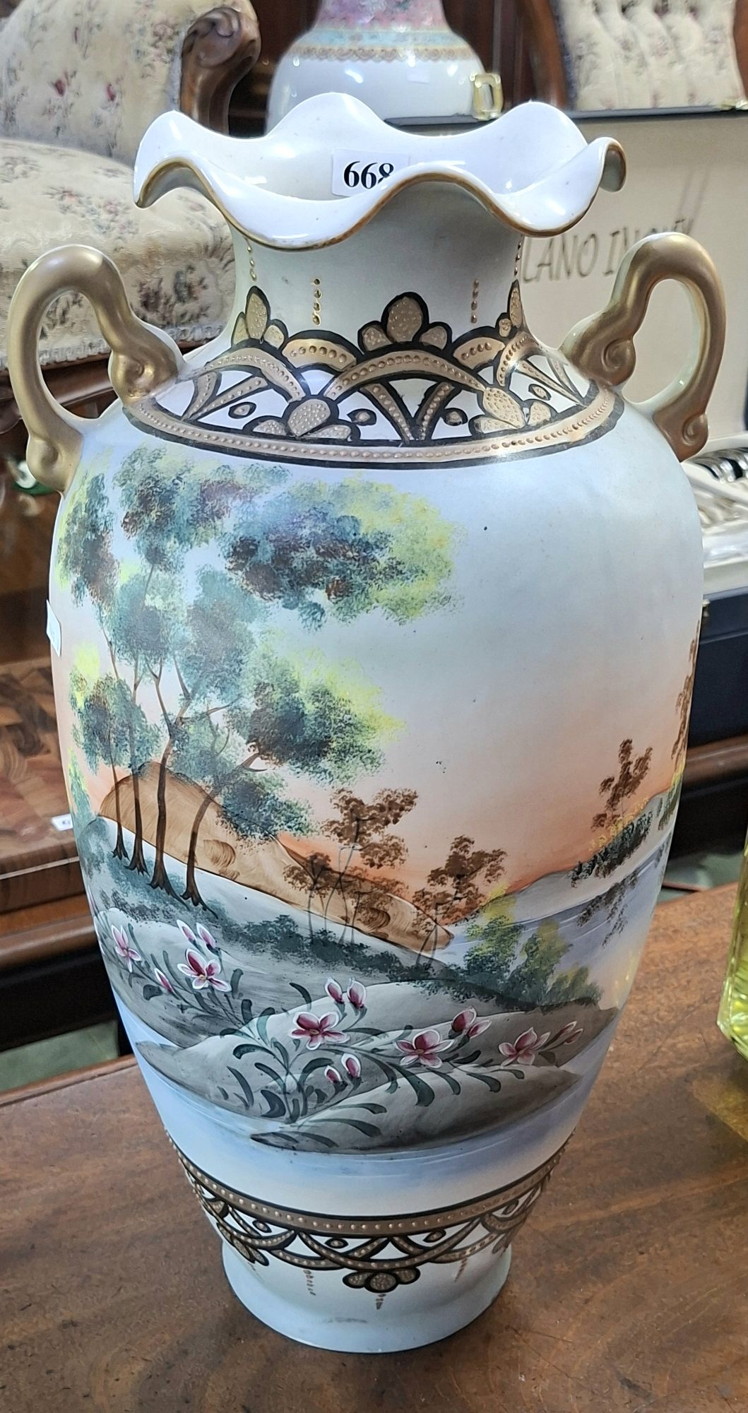 Nippon Ceramic Vase
