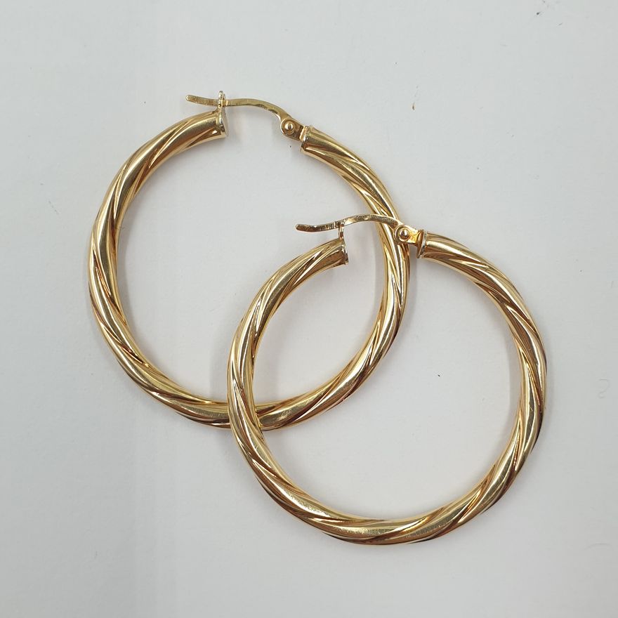 9ct Y/G Earrings