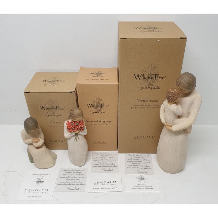 Willow Tree Ornaments (x3)