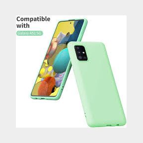 Side Color Slim Fit Cover For Samsung Galaxy A51 4G/M40S - Green | 51734/8500 AS B3 (S10)