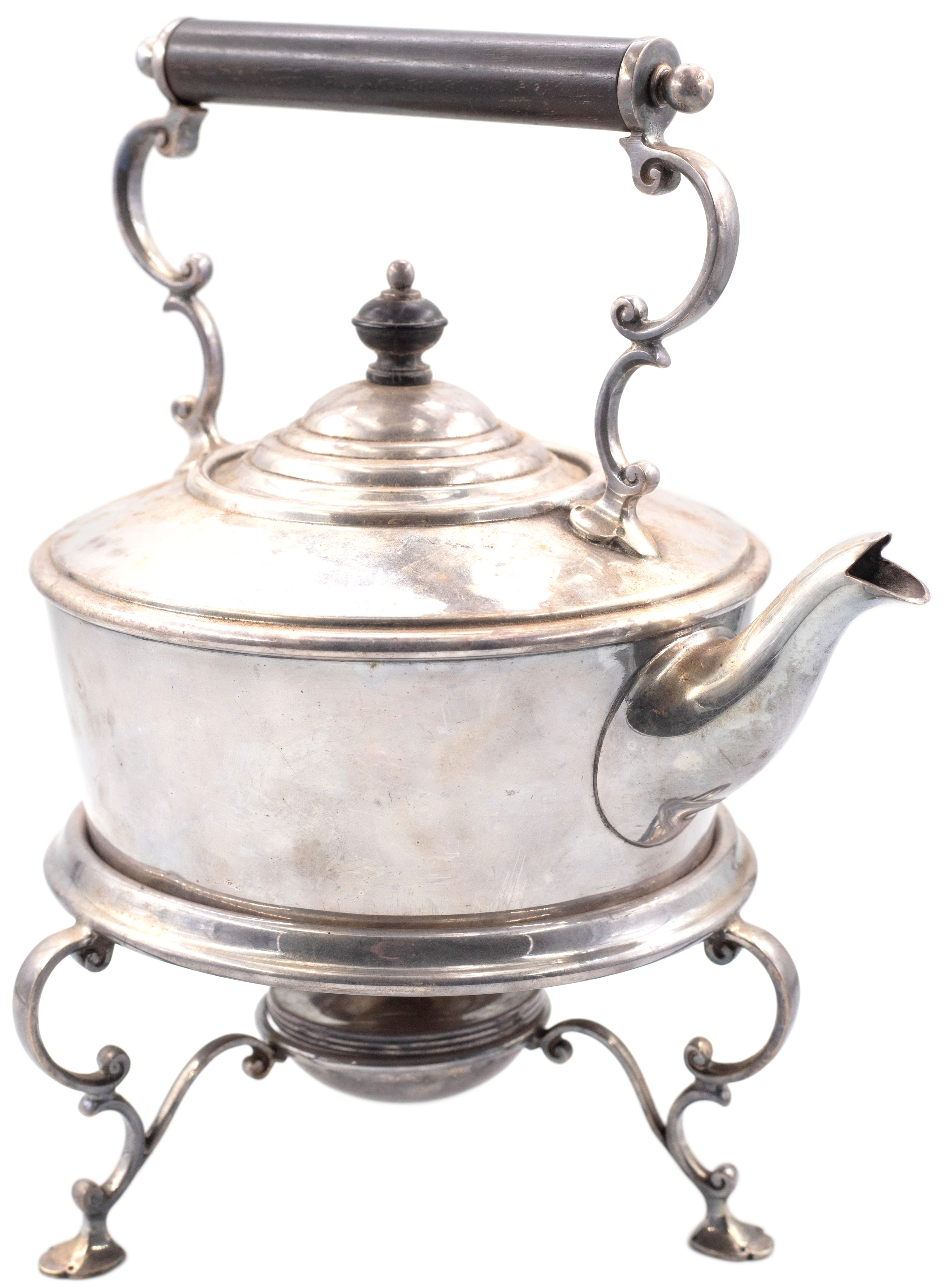 Great Britain, Victorian EPNS Teapot and Warming Stand, c.1900, VGC