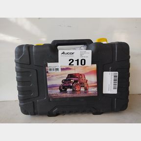 PORTABLE CAR TIRE REPAIR KIT WITH AIR COMPRESSOR -