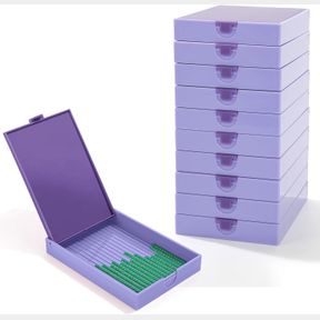 CATEARED TRABRICKS, 10PCS DIAMOND ART STORAGE TRAYS KITS WITH LIDS, 2-IN-1 DIAMOND PAINTING ACCESSORIES AND BEAD STORAGE CONTAINER