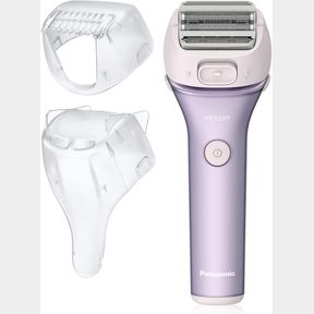 PANASONIC ELECTRIC SHAVER FOR WOMEN, CORDLESS 4-BLADE SHAVER, BIKINI ATTACHMENT, POP-UP TRIMMER, WET DRY OPERATION - ES-AWL8AV (PU