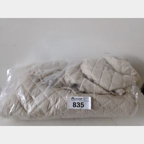DIAMOND QUILT PILLOW SET - STONE - DIAMOND QUILT PILLOW SET