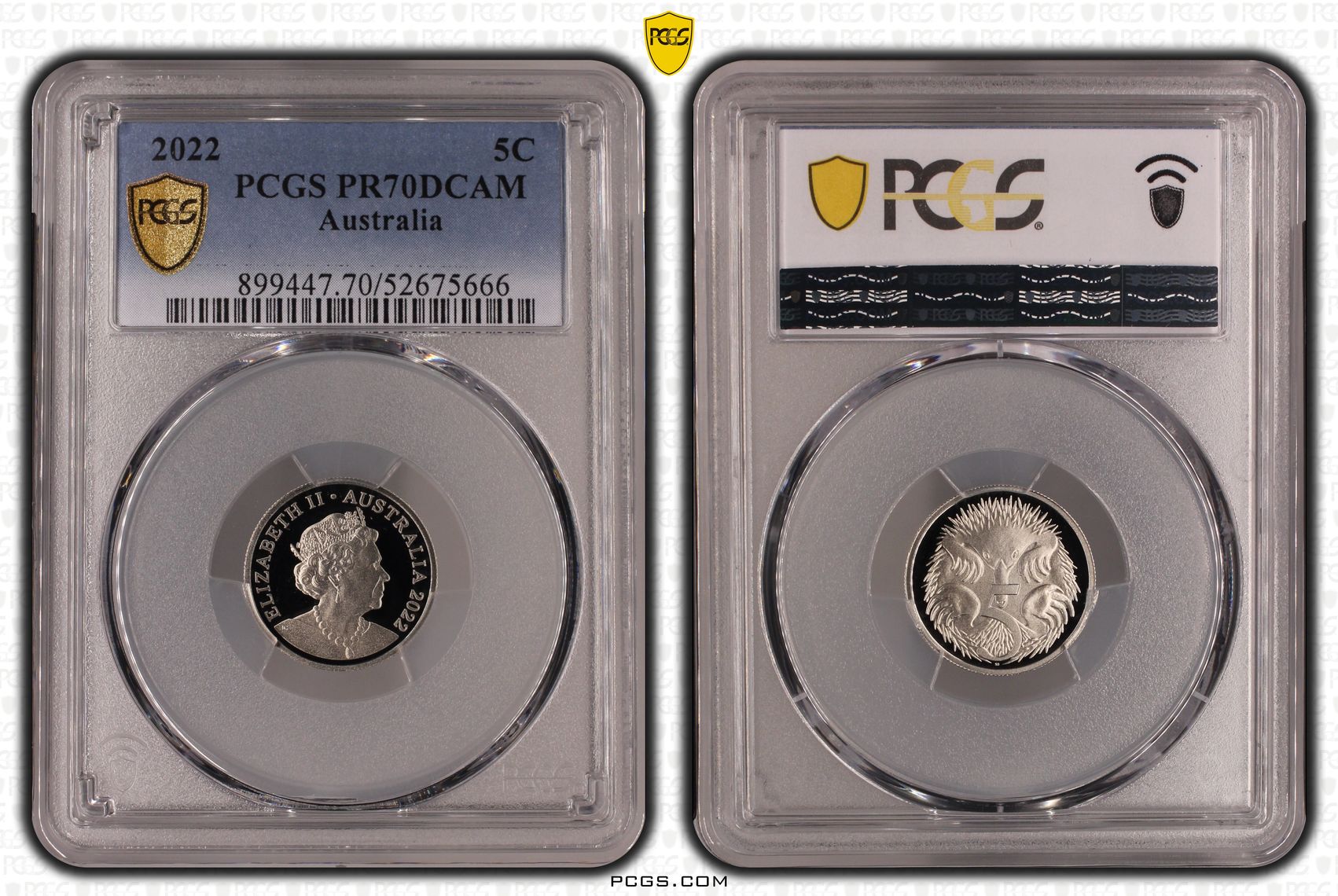 Five Cent, 2022, PCGS PR70DCAM