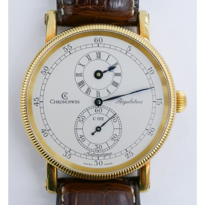 Men's Chronoswiss 18k Regulateur Wristwatch