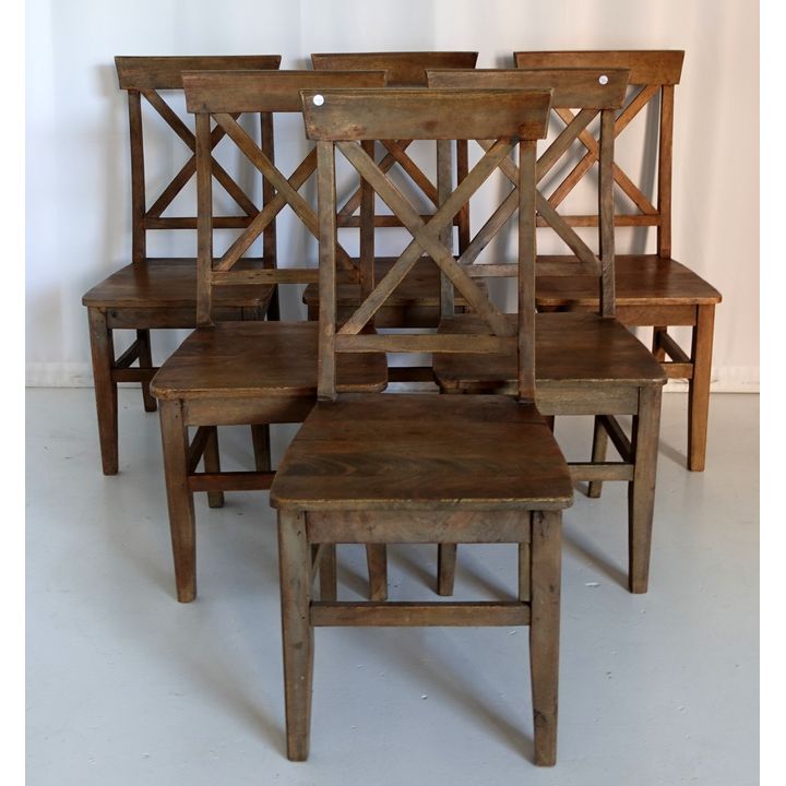 SET OF 6 DINING CHAIRS