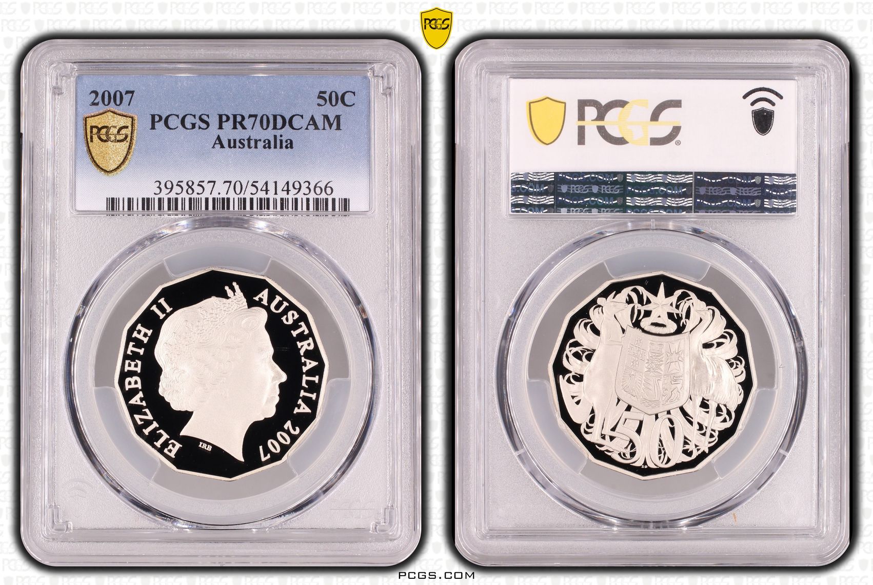 Fifty Cent, 2007, PCGS PR70DCAM