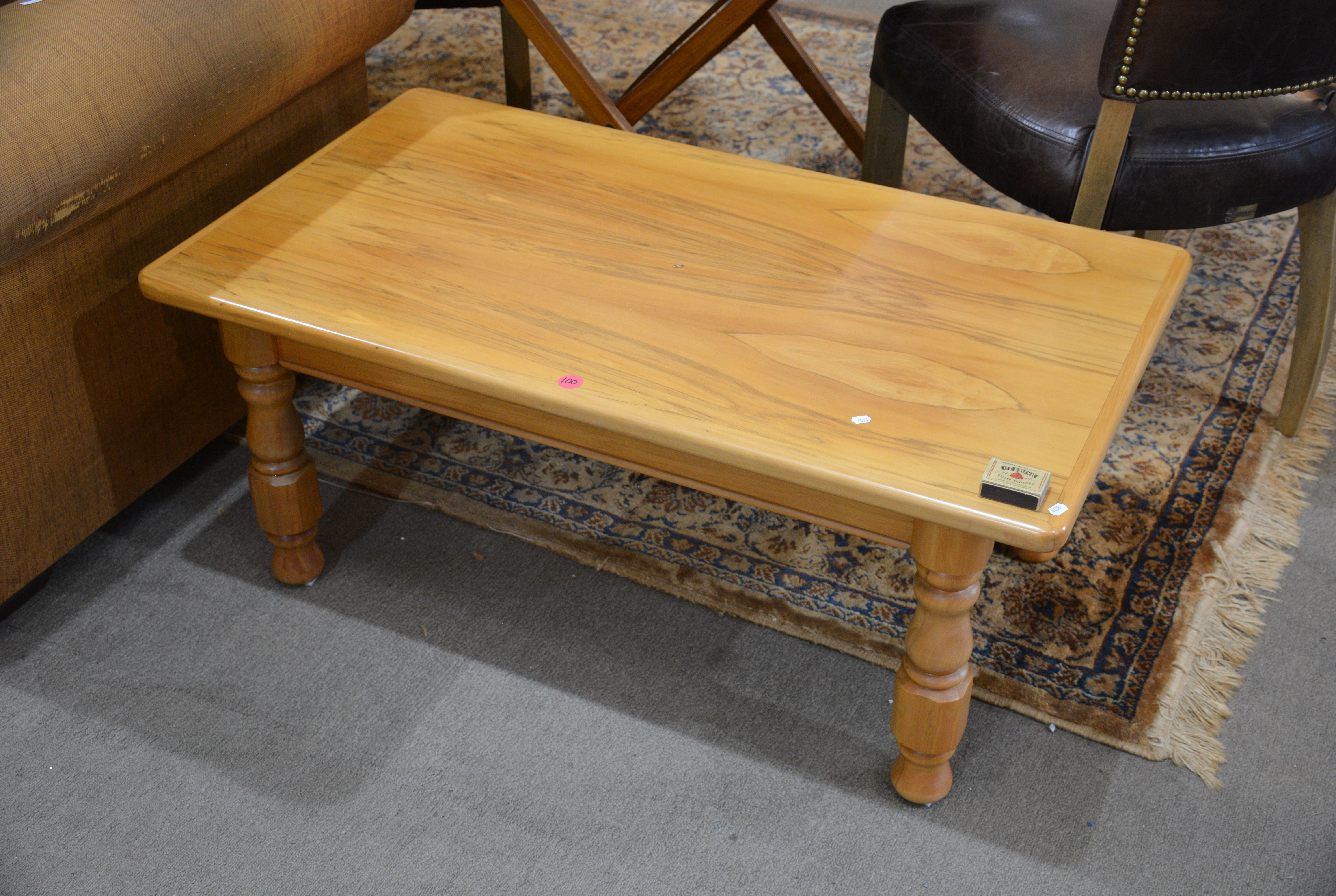 Wooden Coffee Table — NZ auction result