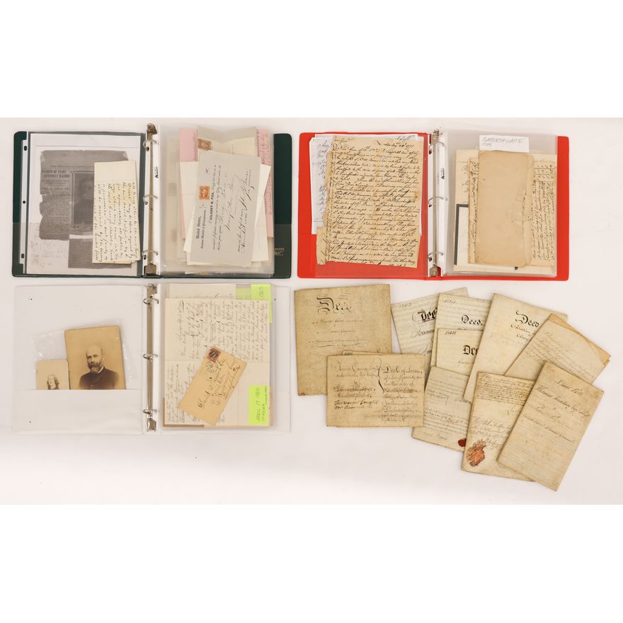 Historic Collection of American Ephemera & Deeds