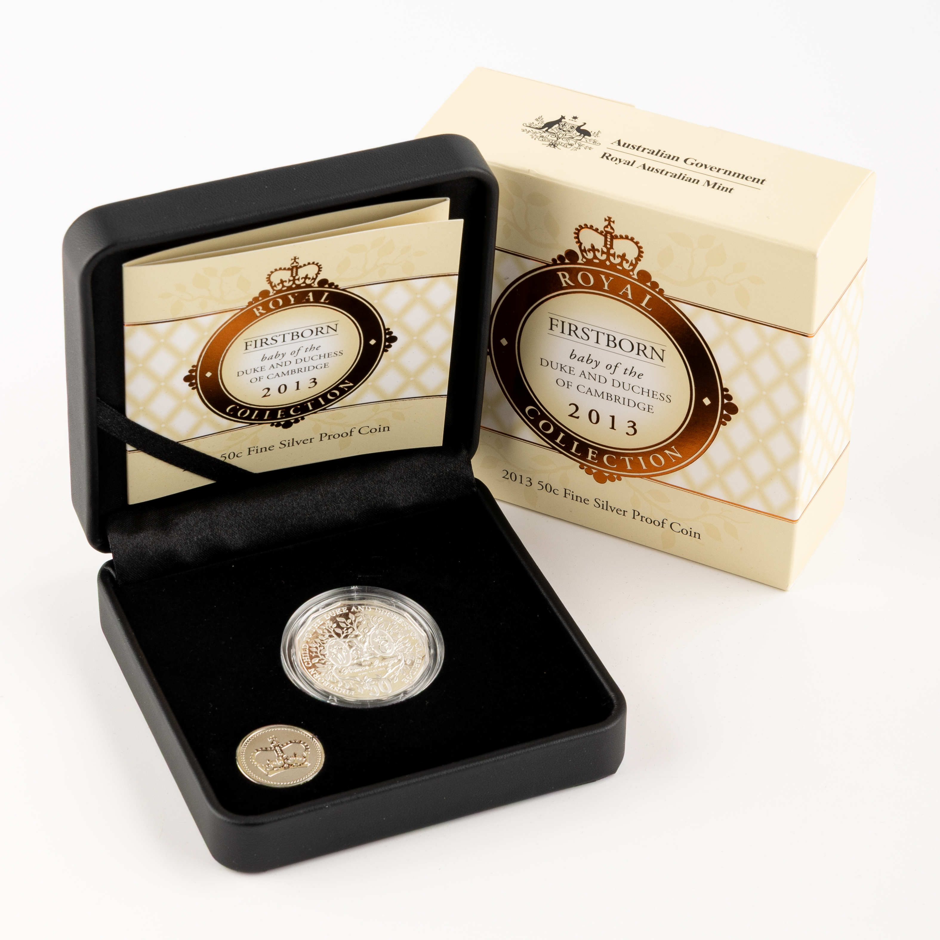 24 · Elizabeth II, Royal Collection - First Born, Fifty Cents, 2013,  FDC