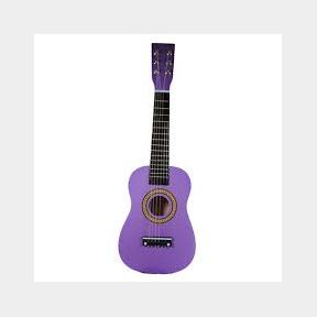 21 inch Acoustic Rock Roll Stringed Toy Guitar Musical Instrument - Purple - Bar 9901043903307- 51748/10284 AS B1 (S9)