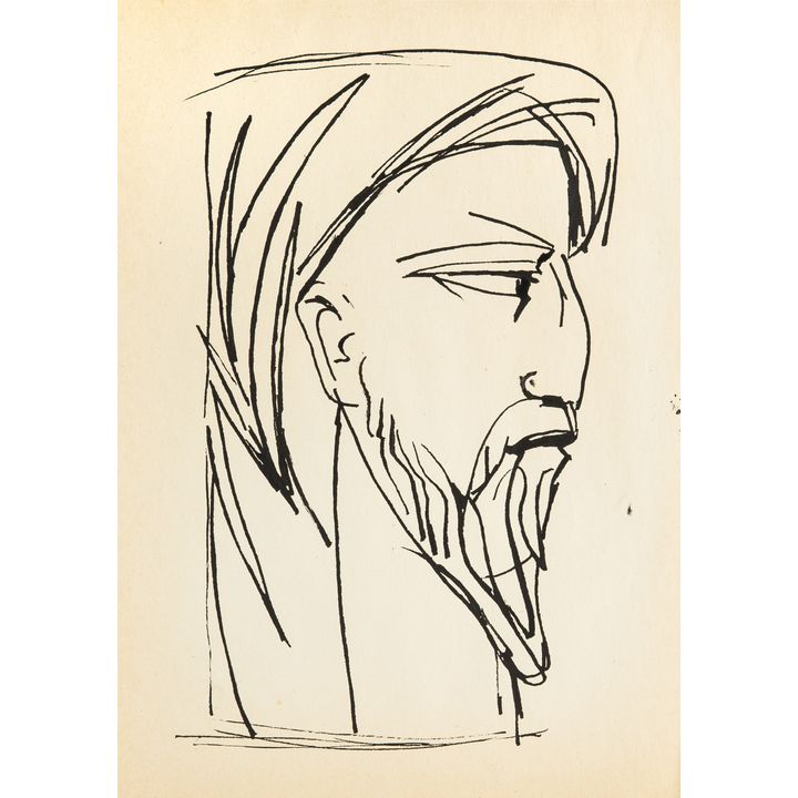 Roman Opałka | Portret mężczyzny, 1956 r.