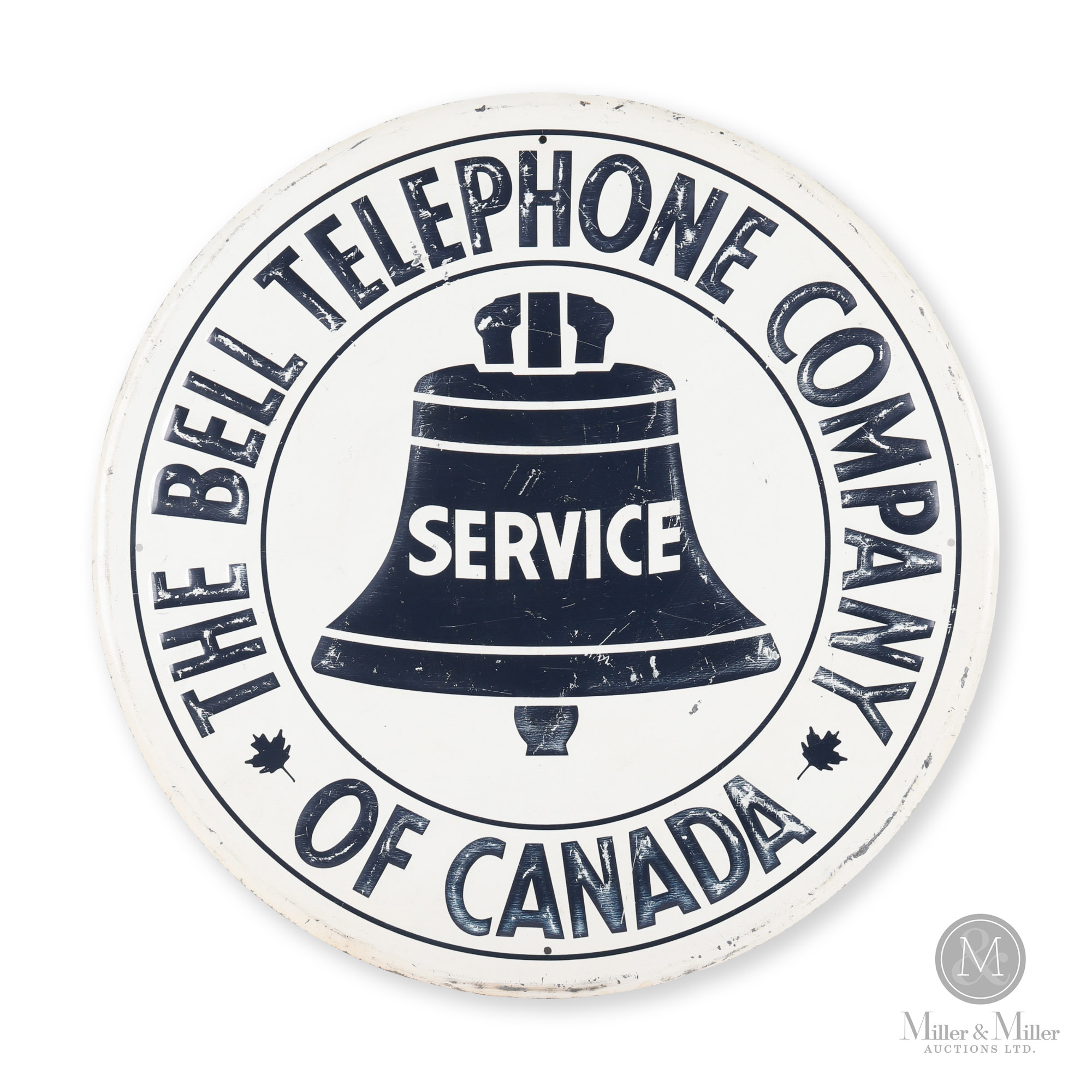 Bell Telephone Co. Service Sign | Miller & Miller Auctions Ltd