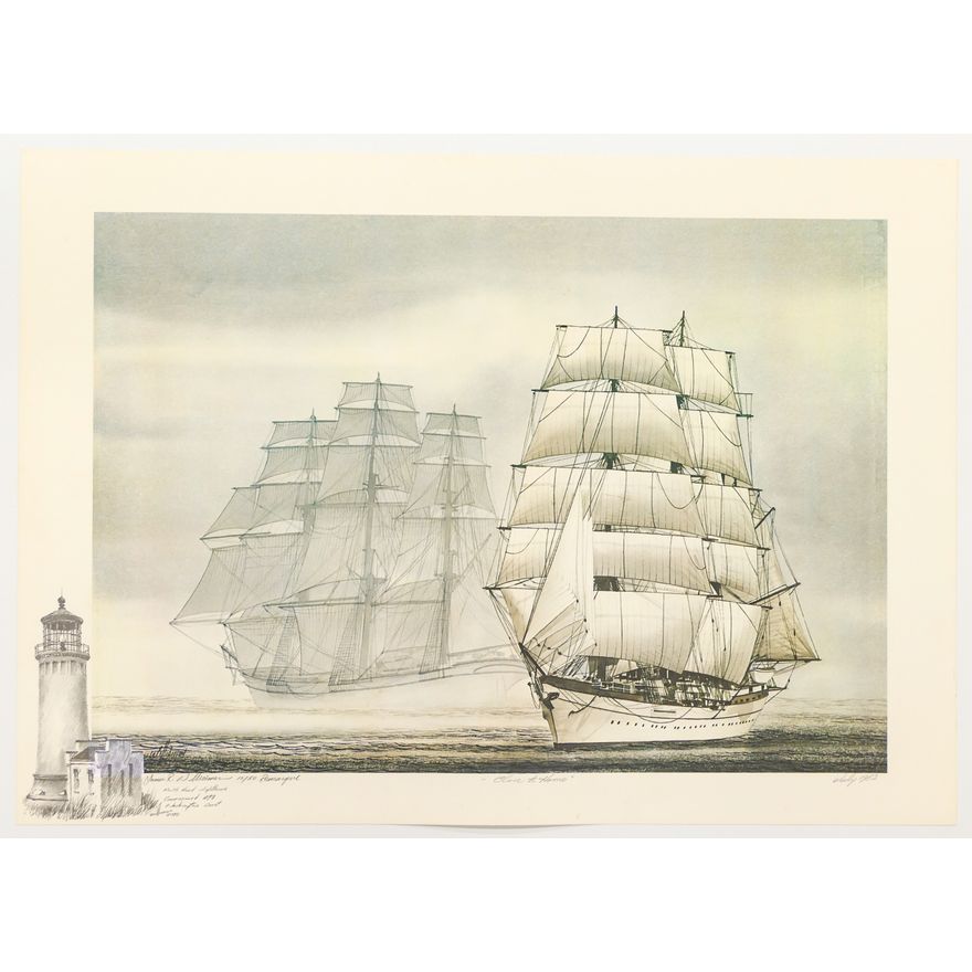 James R Williamson ''Close to Home'' S/N 1982 Lithograph