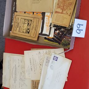 Large box of local paperwork, Edna, Longton, Coffeyville