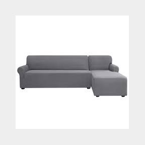 Fine Living L Shape Couch Cover - Grey - Grey | 51672/24656-PRG (B4 S4)