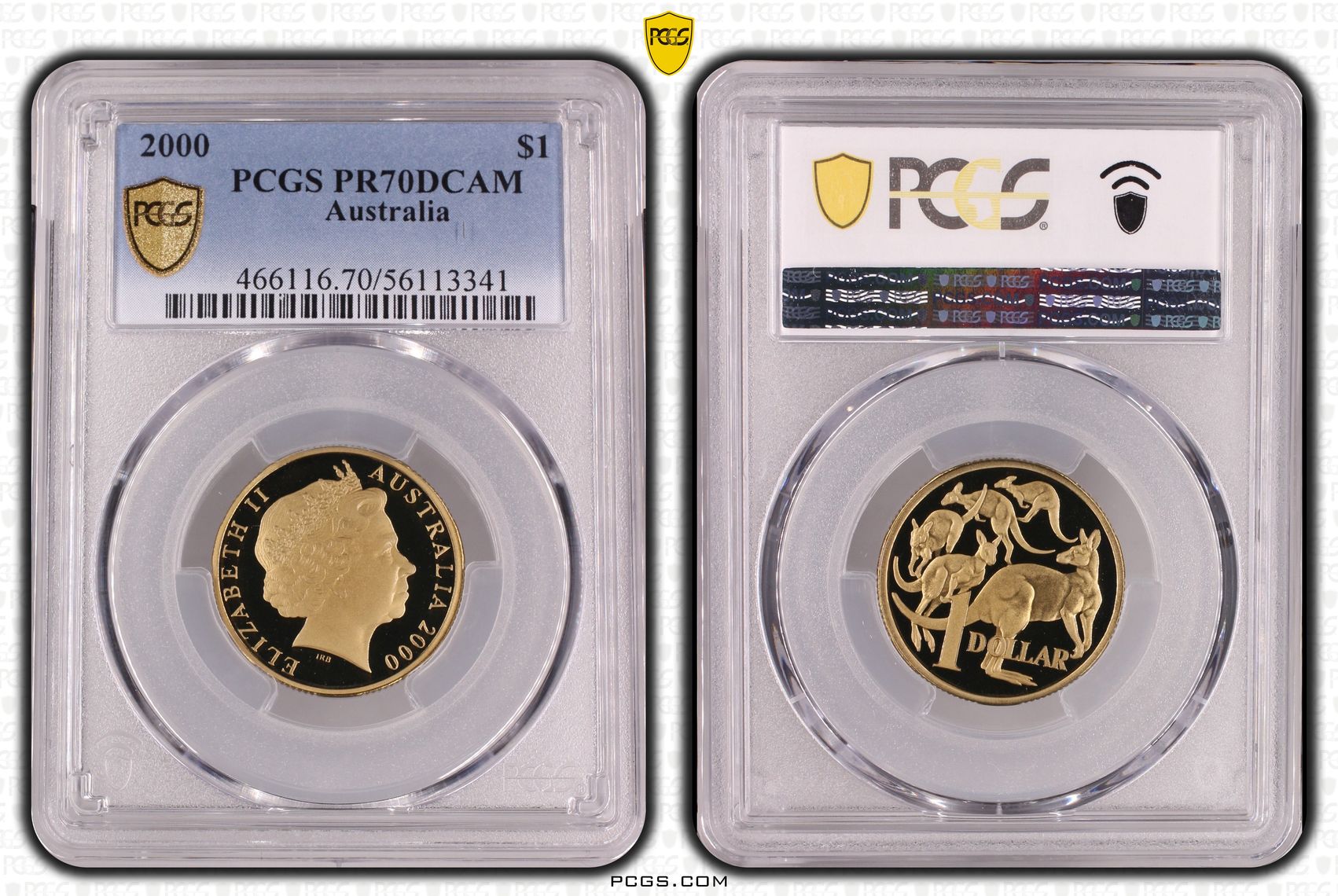 One Dollar, 2000, PR70DCAM