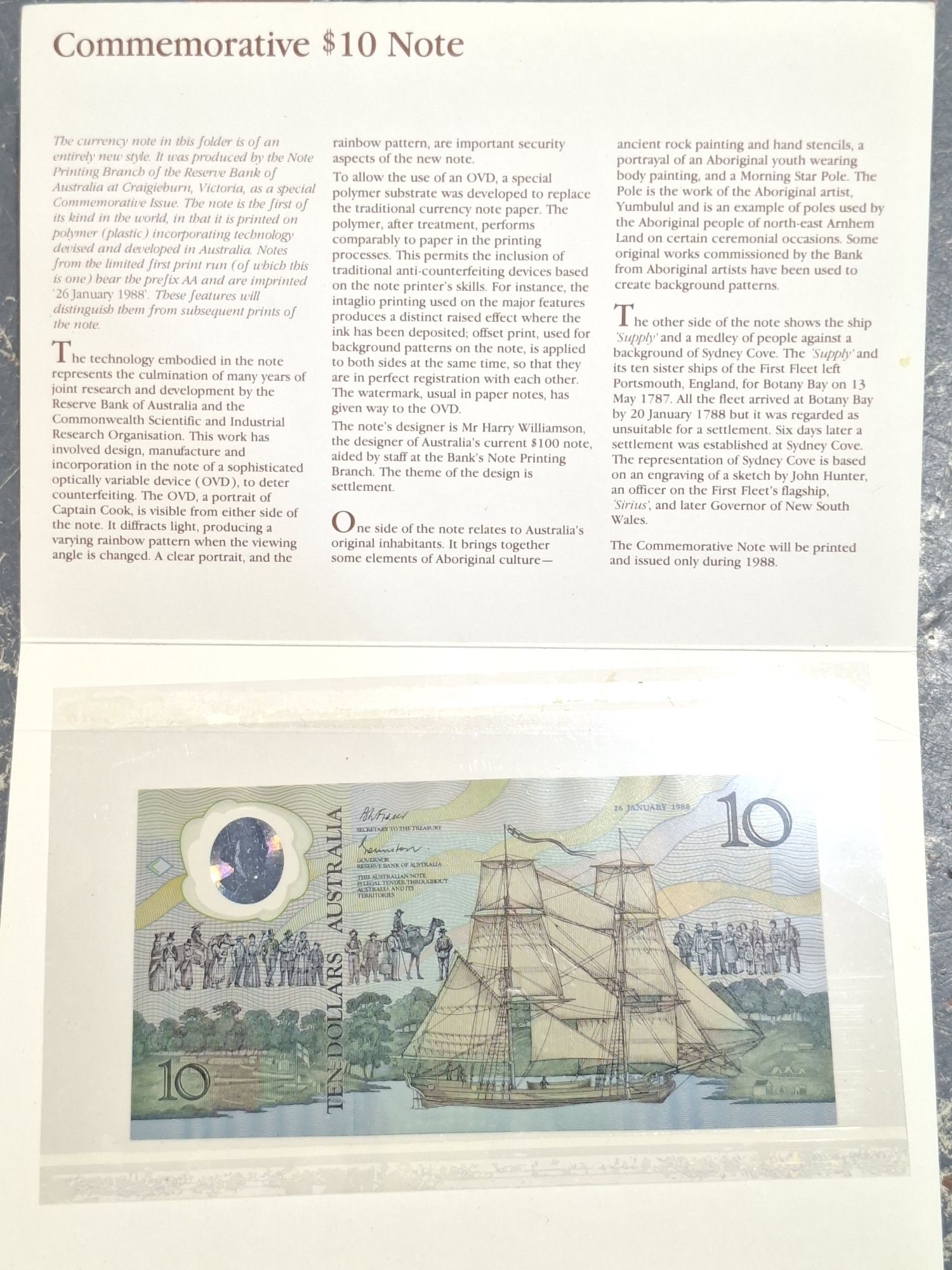 1411 · COMMEMORATIVE $10 POLYMER BANK NOTE