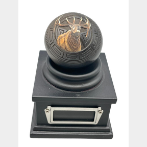 Wallace Nez Miniature Elk Themed Pot With Stand