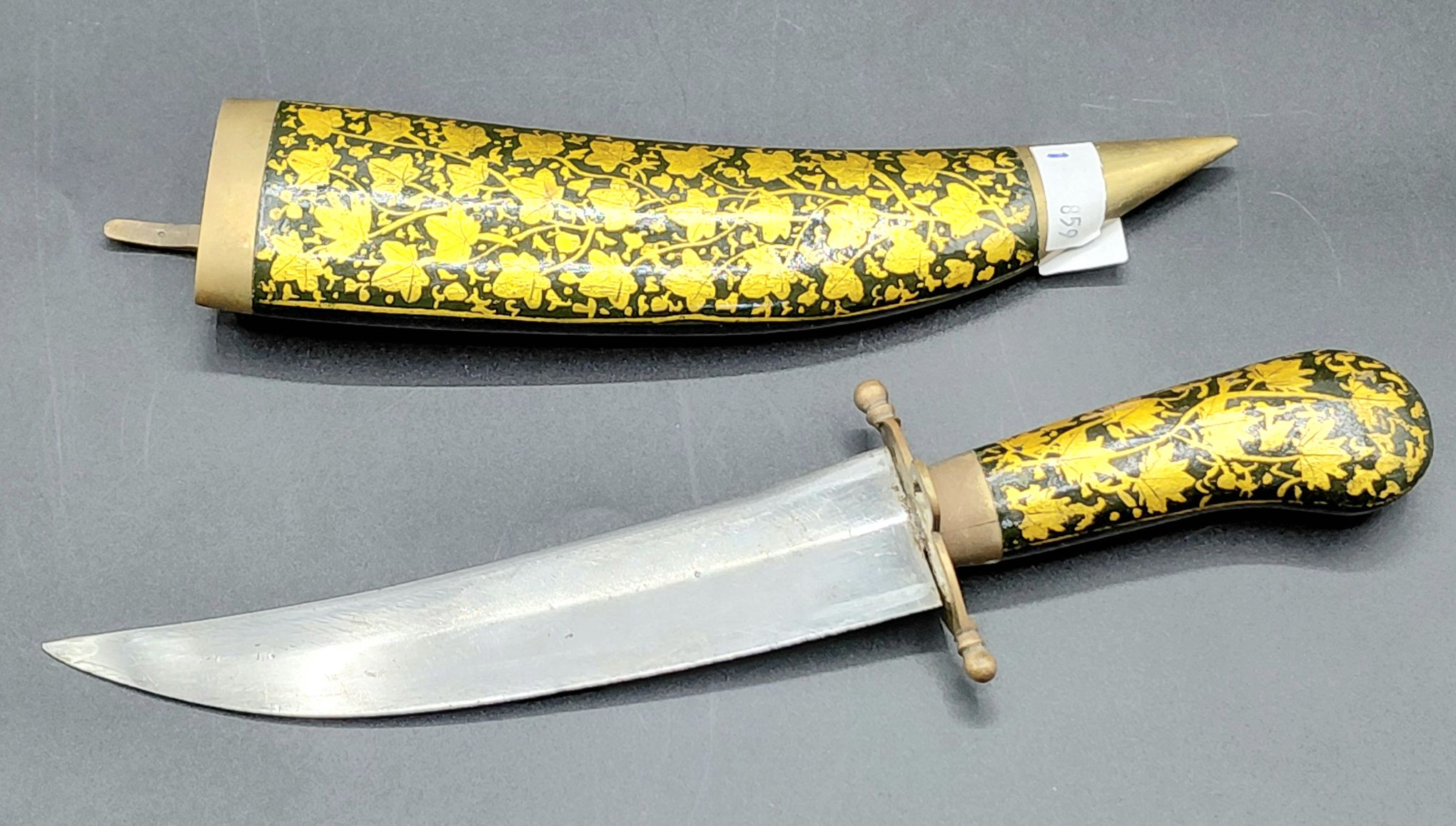 Indian Brass And Steel Dagger