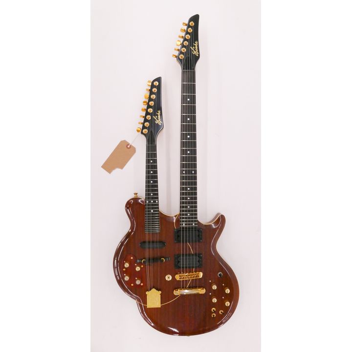 Linke Custom Double Neck Electric Guitar Mandolin