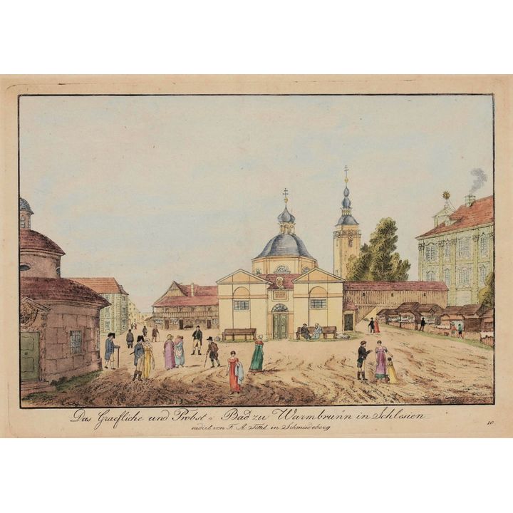 Friedrich August Tittel | Das Graefliche und Probst - Bad zu Warmbrunn in Schlesien