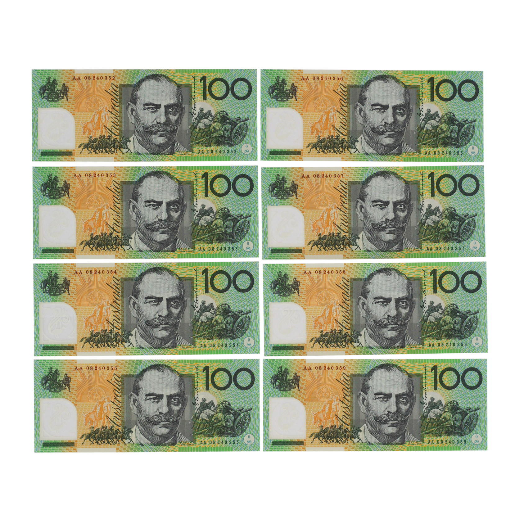 2289. · Stevens/Henry, One Hundred Dollars,  2008, UNC