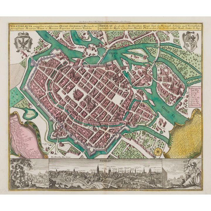 Wratislavia antiquissima et celeberrima Ducat. Silesiaci Metropolis…