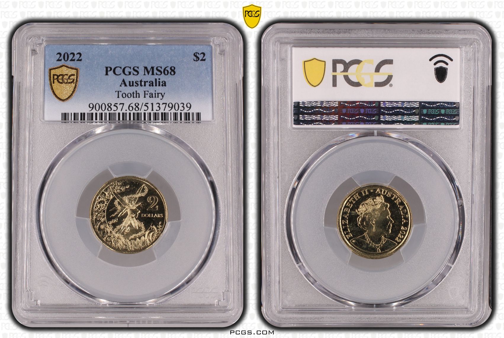 Tooth Fairy, Two Dollar, 2022, PCGS MS68