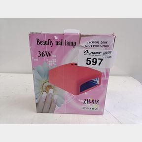36W UV ULTRA VIOLET NAIL DRYER LAMP - TIMER FUNCTION