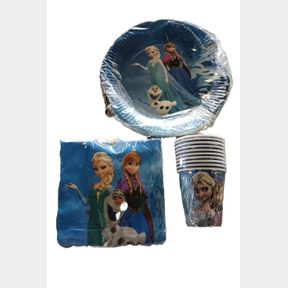 Frozen Party Supplies/Decorations - Plates Cups Serviettes
