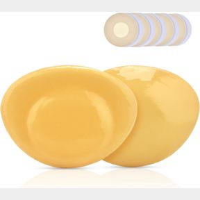 DOUBLE SIDED STICKY BRA INSERTS, SELF ADHESIVE REUSABLE STICKY PUSH UP BRA PADS INSERTS FOR BREAST LIFT