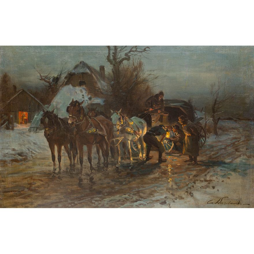 Czesław Wasilewski | Naprawa koła