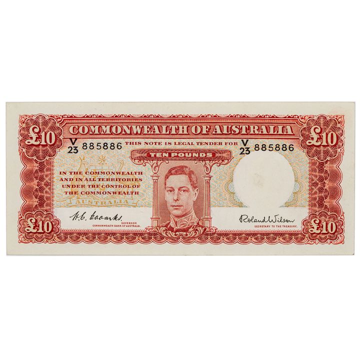 Coombs/Wilson, Ten Pounds, 1952, UNC